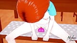 Lois Griffin reitet einen dildo - Cartoon-Porno snapshot 12