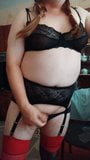 cum in black lingerie snapshot 7