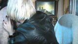 I spread the buttocks of my whore wife, & she licks my anus! snapshot 10