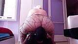 Worship a SSBBW cobweb tights ass snapshot 7