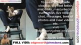 EDGEWORTH JOHNSTONE – Suit Foot Fetish White Socks Tease - Big feet on suited man office boss snapshot 11