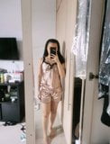 Feel so horny in satin lingerie set snapshot 1