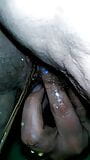 Black Countess I love to let the warm pee run over my fingers. snapshot 3