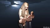 Giantess Jerking off a Tiny Guy Like a Toy - Giant Hot Babe Handjob snapshot 6