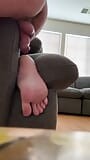 Almost Caught! Part 1 Humping the Arm of my Couch Soles4MyFace snapshot 3