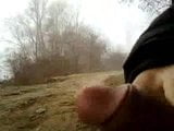 in foggy day I cum in a park snapshot 5