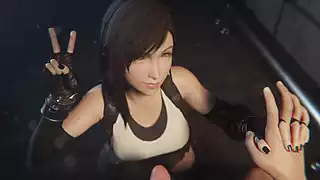 Tifa Blowjob: Japanese Game Cumshot Porn | xHamster