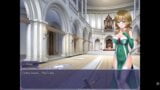 Ambrosia Hentai game Ep1 Sexy nun fights naked flower girl snapshot 8