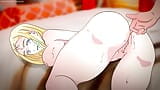 En rysk flicka i byn Hentai 2d Tecknad porr (anime sex) Ushio Kofune Summertime Render. snapshot 2