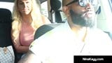 Boober app cavalga novamente! grossa Nina Kayy fode seu motorista bbc snapshot 4