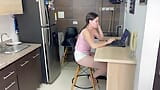 I fuck my shy stepsister while she does her virtual classes. I cum inside her tight pussy. snapshot 1