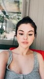 Selena Gomez January 2021 selfie, cleavage snapshot 10