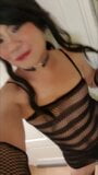 The Little Sissy in new Black Lingerie 2 snapshot 4