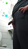 Mature massaging dick in the bathroom at work snapshot 3