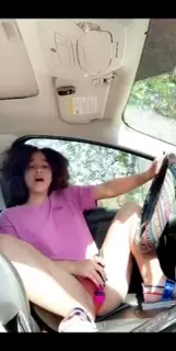 Light Skinned Girl Masturbating in Car – Panties, Vibrator ...