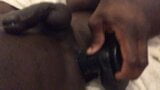 Dildo gaped black ass squirt & Pre-cum snapshot 7