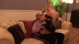 Asian Guy Pounds Blonde Pussy snapshot 3