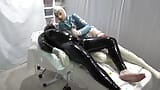 Latex Danielle - the doctor is playing with the patient's penis. Full video snapshot 8