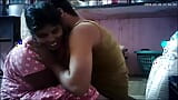 Indian village house wife romantic kissing ass Housband snapshot 8