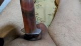 Mengisap penis kecil saya dengan syringe.self cbt snapshot 4