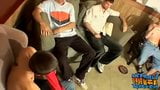 Group of guys has fun as they stroke their dicks together snapshot 6