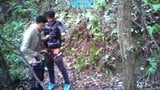 Gay Asians fuck in the woods snapshot 4