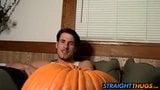 Billy and Chain carves holes on pumpkin and fucks snapshot 2