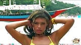 สาวละตินนมเล็กโดนหนุ่มบราซิลขย่มหีขนดกอย่างหนัก snapshot 2