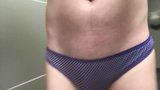 Comprobando el ajuste de mis nuevas bragas antes de trabajar ... snapshot 7