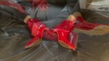 Masturbation de leggings et de bottines rouges snapshot 6