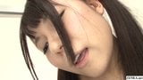 JAV lesbian schoolgirls Yui Kawagoe and Mai Araki Subtitled snapshot 12