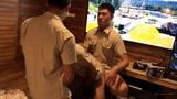 Chinese young boys after work threesome snapshot 15