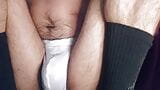 Colon snake peegasm in white jockstrap snapshot 24