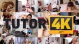 Tutor4k. Un mec baise une tutrice mature élégante dans une chambre pleine snapshot 2