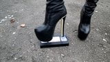 Crush video cassette with heels and platform snapshot 2