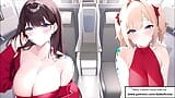 JOI hentai con las azafatas en el avión. En español. snapshot 15