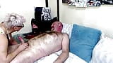 A cool mature whore devotedly sucks a dick to a bald partner and lets him cum on her fucking face ...)) snapshot 9