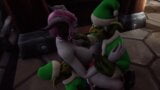 Os duendes do Papai Noel fazem um trio com uma garota demônio: paródia de warcraft snapshot 13