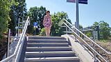 Public SQUIRT and BLOW and PISS at the Trainstation snapshot 3