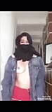 Arab wearing burqa and kneeling for her master snapshot 6