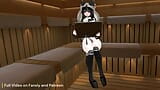 Sauna piede pervertito ottiene i miei piedi in faccia POV VRChat snapshot 1