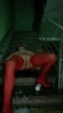 milk enema for slutty mom on stairs snapshot 15