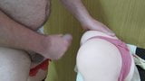 Very pleasant cumming over my toy in thong snapshot 2