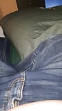 Step son pulled down jeans and let step mom handjob his dick snapshot 10