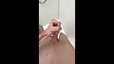 I wanked my cock off in the public shower. snapshot 8