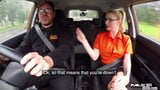 English spex babe publicly blows guy in car snapshot 2