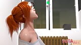 Hot Futa Redhead Tries Her BEST To HIde Her MASSIVE COCK snapshot 6