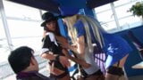 A hot policewoman and two babes fuck the same dude in an off snapshot 3