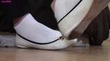 キャロライン・ホワイトフラッツ靴遊びノイズプレビュー snapshot 6