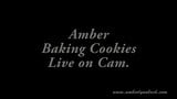 Amber Lynn Bach Baking Cookies, Amber at Home 67 snapshot 1